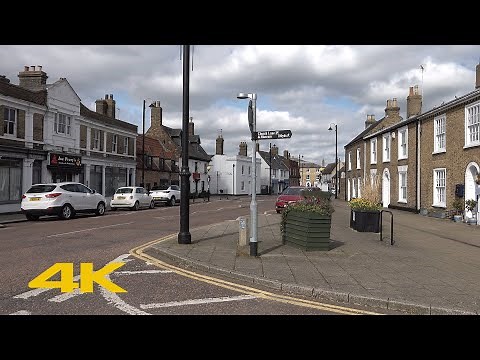 Chatteris Walk: Town Centre【4K】