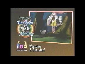 1993 Tiny Toon Adventures on FOX Kids Network Promo
