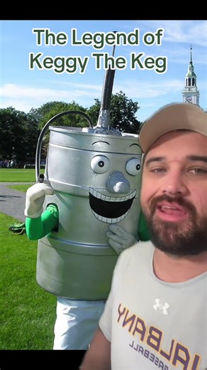 The Legend of Keggy The Keg, Dartmouths mascot. #Dartmouth #CFB #Gameday #NCAA #Football @Chris Plehal