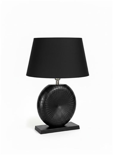 Luxury Designer Artisan Aluminium Table Lamp in Elegant Black Finish for Office, Restaurant, Bar & Living Room Décor - Etsy
