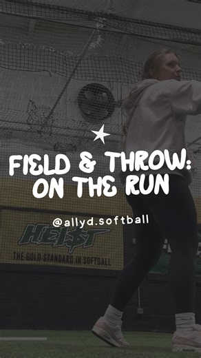 Coaching Clarity ✰ Coach Ally Dabroski | Fielding on the run isn’t just about speed — it’s about body control and arm angles🔥🔥 ⭐️Attack the ball under control. ⭐️Glove out front.... | Instagram