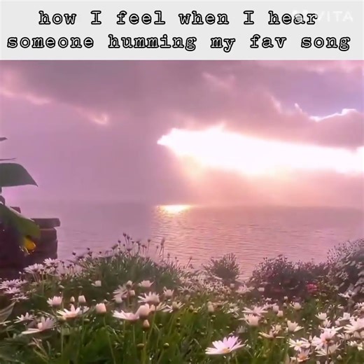 how I feel when I see someone humming my fav song