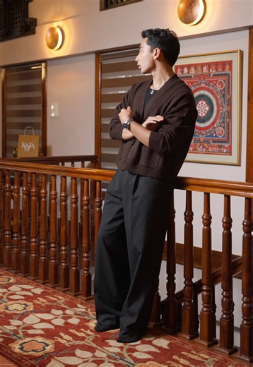 The wait ends. KETA Winter Collection — now live. A refined take on essentials — from soft sweaters to structured blazers, long coats, and cardigans. Designed for men who carry calm strength. Available now. 🎥: @artseum_production @rijan_satyal In frame: @_swastik27 @utsav.me MUA: @makeup_ashma