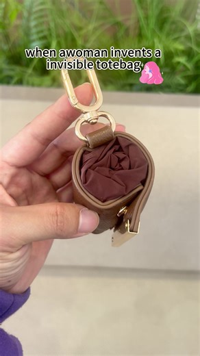 Keychain Tote Bag | Small Size, Big Capacity for Daily Errands #KeychainToteBag #FoldableLeatherBag #MiniBagBigCapacity #PortableHandbag #DailyErrandsEssentials Foldable Keychain Tote | Expandable for All Your Daily Needs