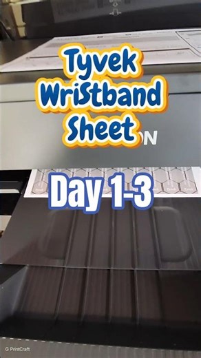 Waterproof Tyvek Wristband | G PrintCraft