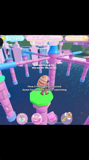 Experiencing Swimming Struggles in Roblox Royale High
