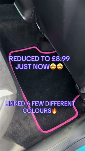 Love these mats🔥 Even cheaper just now too🤩 #carmats #cartok #carscene #carsceneuk #cars