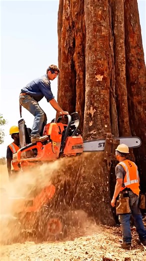 432K views · 1.4K reactions | monsters chainsaw cutting down a giant tree | Cut Santry 5 | Facebook