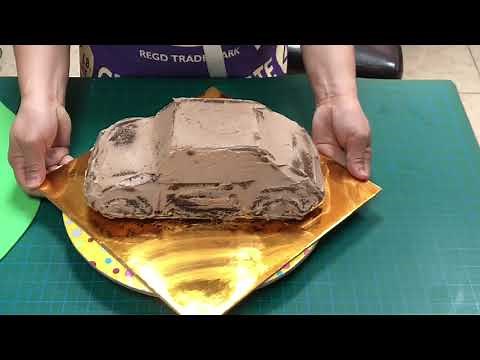 Car Cake-part 1 | step by step tutorials |how to decorate car cake