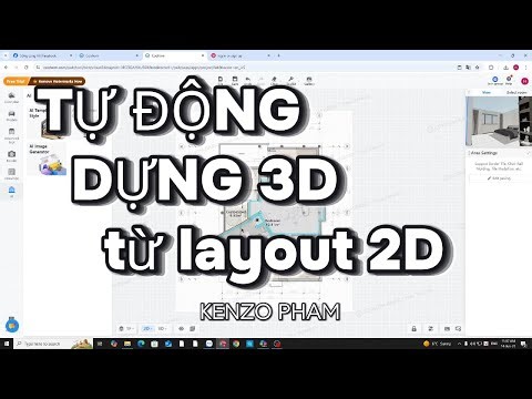 AI KIẾN TRÚC LEVEL 2 - BÀI 06 - AI TỰ ĐỘNG DỰNG 3D NỘI THẤT TỪ 2D-How to use AI-3D Interior from 2D