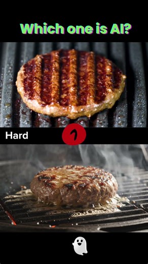 Can you tell the difference? 🍔