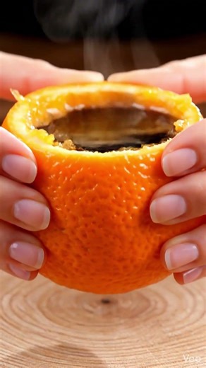 Orange coffee cup ASMR #ai #aiart #asmr #fruitasmr #satisfying #asmrsounds
