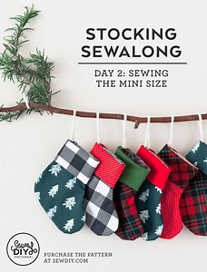 Stocking Sewalong—Sewing the Mini Stocking — Sew DIY