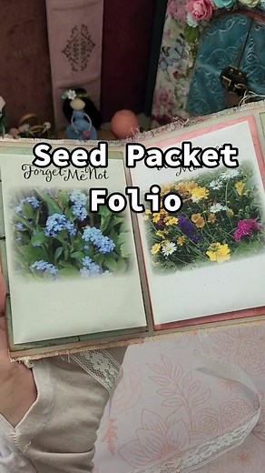 Handmade Garden Journal with Reusable Seed Packets