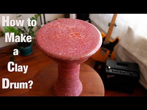 How to Make a Musical Instrument from Clay? | How to Make a Clay Drum? | 4K
