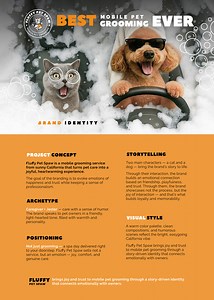 Mobile Pet Grooming Branding — Fluffy Pet Spaw - Olga Kalitina