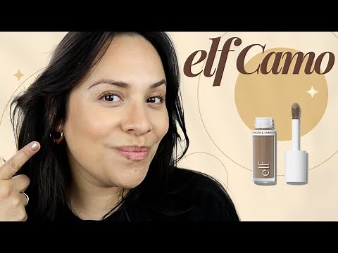 elf Camo Liquid Bronze Contour in 4 Light Medium- Swatch and demo
