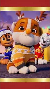 Rubble & PAW Patrol sing a Christmas song! #shorts