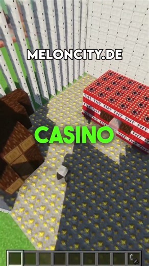 Ich ENTDECKE dieses HÄSSLICHE Casino und DAS passiert 🎰 #minecraft #minecraftserver #shorts