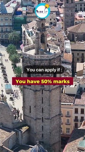 Your dream of studying in Spain starts here – with just 50% marks!