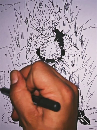 Gracias por el apoyo gente! Este mes a sido una locura😎#dibujo #dragonball #vegeta #draw #humor