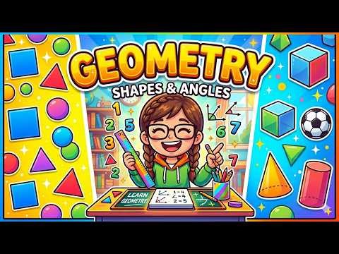 Class 4 Maths | Geometry for Kids | Shapes, Lines & Angles | 2D & 3D Shapes