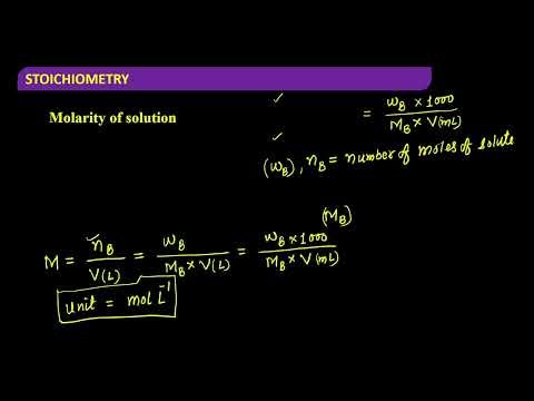L1 / mass % mole fraction, molarity, concentration units / 22 07 2025 / Ch. 1 / Class 11