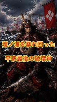 壇ノ浦を暴れ回った平家最後の破壊神 #平教経 #壇ノ浦 #平家物語 #源義経 #源平合戦 #日本史 #歴史