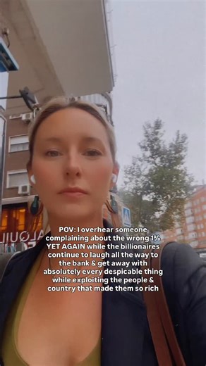 Statistically speaking, the real threat to our economy and wealth inequality and the majority of social issues we experience is just billionaires. Not the other groups who lack the kind of power or influence that the right demonizes and tries to pit against each other. Stay focused 🙏🏼 | Emily Cassel