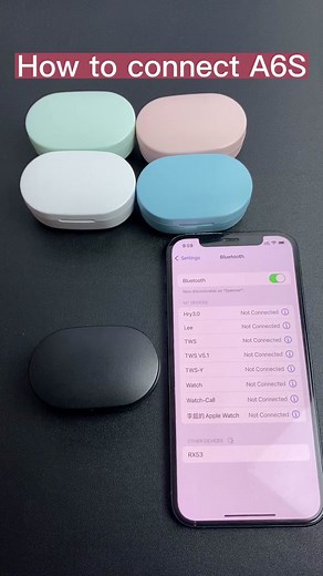 How to Connect and Use A6S Earbuds: Step-By-Step Tutorial