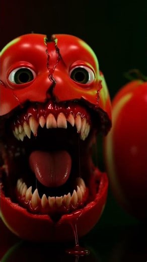 It Was Just a Tomato… Then It Bit Back #animation