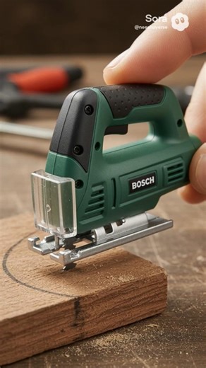 World’s Smallest Jigsaw? 😱 Tiny Saw Cutting Perfect Curve in Wood!