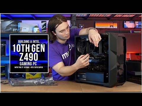 Building an Intel 10th Gen (ALL AORUS & CM) Z490 Gaming PC with the i7 10700K + RTX 2070 Super