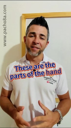 Te reto a que HOY te aprendas estas 9 PARTES DE LA MANO en INGLÉS. Aprende inglés fácil conmigo www.pacho8a.com Sígueme en YouTube 👉🏻 Francisco Ochoa Inglés Fácil #Pacho8a #InglésFácil #vocabularyenglish #vocavulary #partsofbodyinenglish #FranciscoOchoa