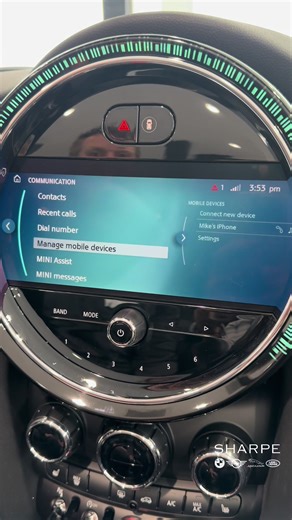 How to connect Apple CarPlay in your MINI Cooper 👉 #apple #applecarplay #carplay #minicooper #minicooperlovers #minifan