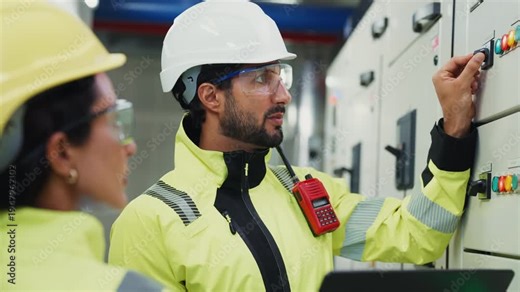 Control and Temperature Verification in Plant Systems.Engineers measure temperature, pressure and control signals on condenser and compressor units to confirm stable operation.