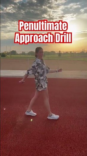 UNIQUE High Jump Drill: 3 Rounds - Penultimate Approach Walks. #trackandfield #highjump #offseason