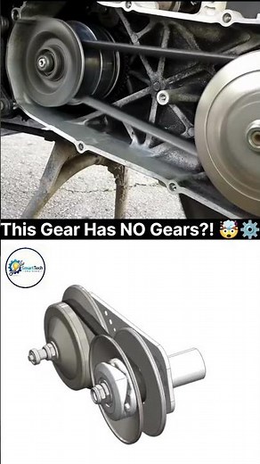 How CVT Transmission Works 🤯⚙️ | Smooth Speed Without Gears!#shorts #gears #viralvideos