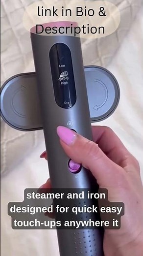 Portable Steamer is the best travel essentials #amazon must haves #usashorts #steamer