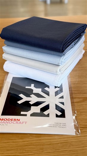 Snowflake Quilt kits available. I only have 2 right now but more next week. Go to the website to order or get on the waitlist! $59.99 includes all the fabric for the throw size top as pictured and a paper pattern! It’s a fun and quick pattern!! Follow the link in bio to the store and click “quilt kits” to grab yours or get added to the waitlist for more kits next week! | Paradise Flats Quilt Co.