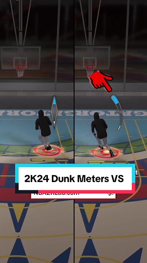 NBA 2K24 Best Dunk Meters for Contact Dunks @NBA 2K #2k24 #nba2k24 #2kcommunity #2ktiktok