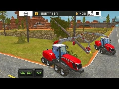 Fs18 Tree Cutting Selling Farming simulator GamePlay 🚜 🚜