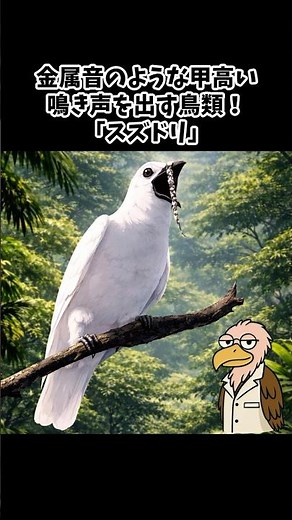 Bellbirds: Birds that make a high-pitched, metallic sound!