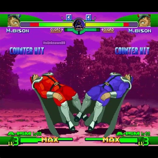 🕹️TRUE M.BISON ALL POWER UNLEASHED!💥#retrogaming #retro #streetfighter #streetfighterexplusalpha