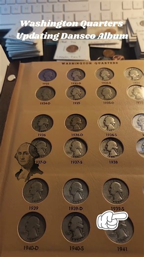 Washington Quarters Updating Dansco Album