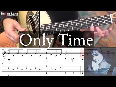 ONLY TIME - Enya- Full Tutorial with TAB - Classical Guitar Arrangement