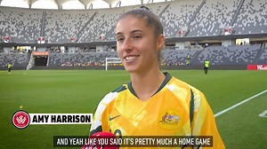 4.1K views · 154 reactions | We caught up with our girl Amy Harrison as well as some Wanderers supporters at the Westfield Matildas match on Saturday 朗 | Western Sydney Wanderers FC | Facebook