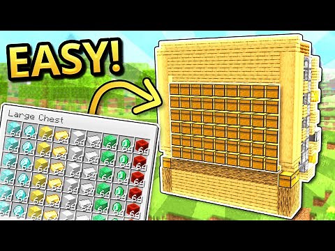 Minecraft MULTI Item Sorting System: Silent, Lagless, Easy, Expandable!