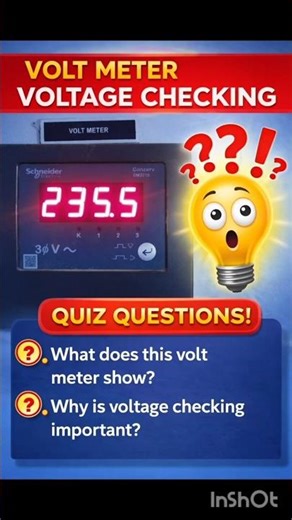 How to Measure Voltage ⚡ | How to Check Voltage Using Voltmeter | 220V Practical Demo