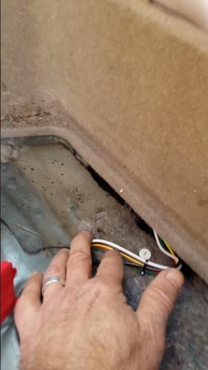 2nd Generation Subaru Outback - hitch wiring harness quick-connector location